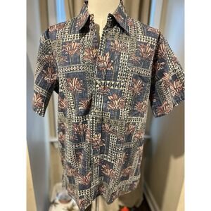 Art Of Eddy Y By Ten Spooner Button Down Shirt Men's Xl Western Hawaiian Casual